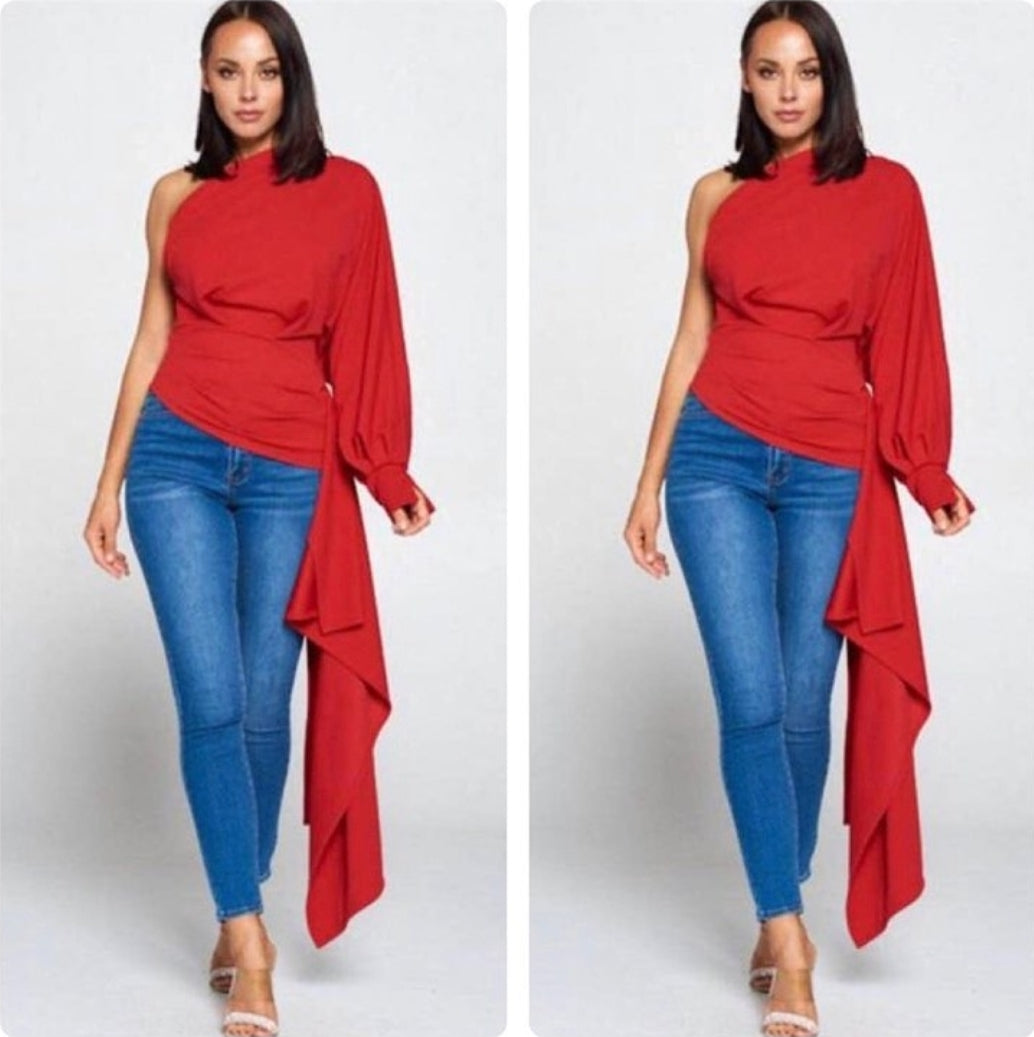 Ruby One Shoulder Top